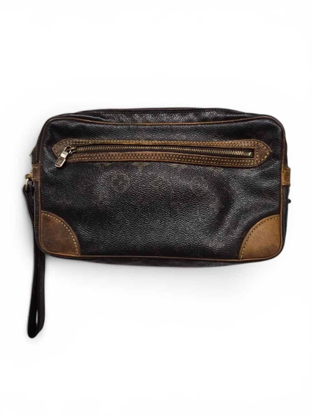 Louis Vuitton Brown Monogram Canvas Marly Dragonne Clutch Bag